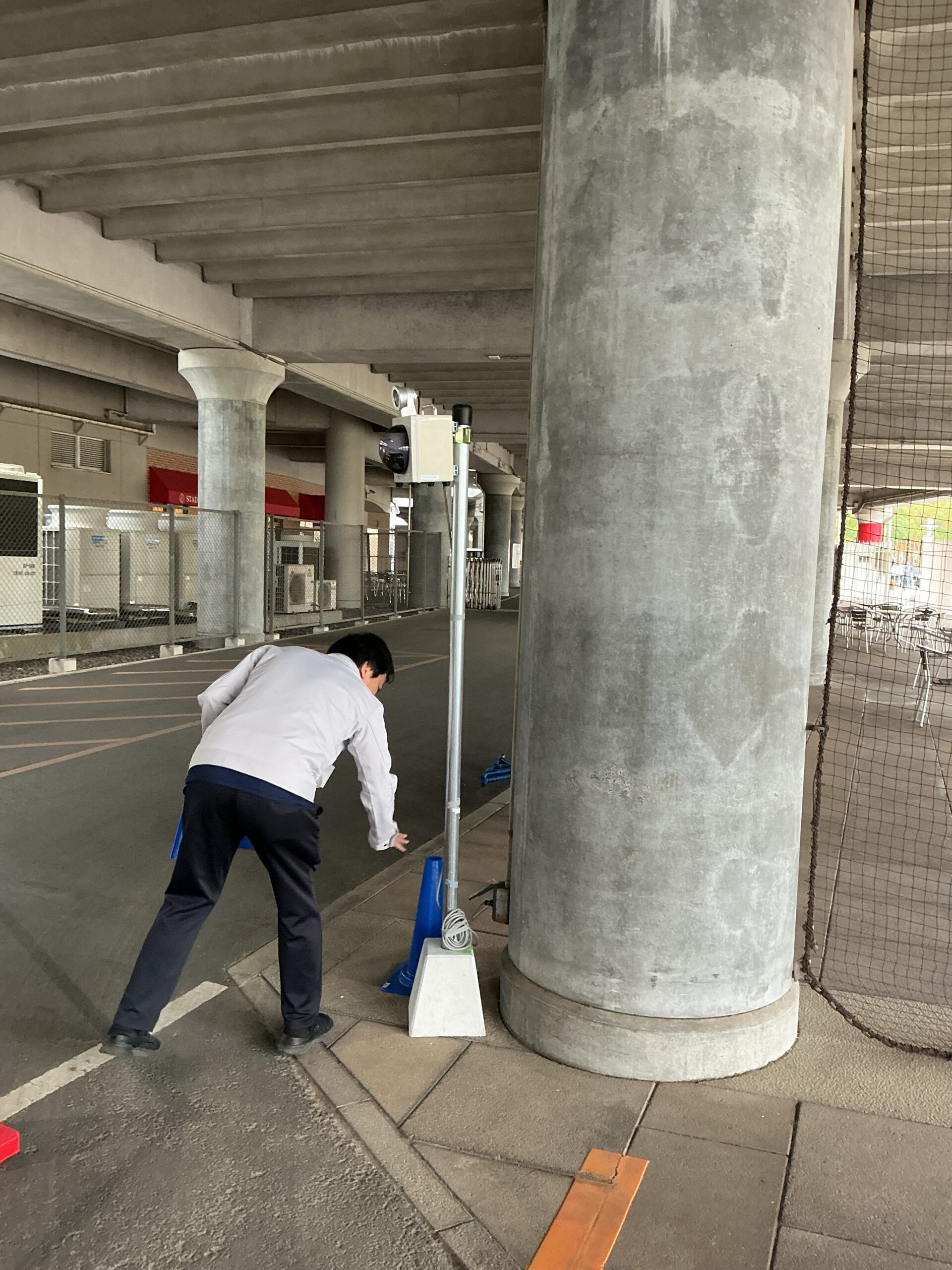 設営・設置の様子