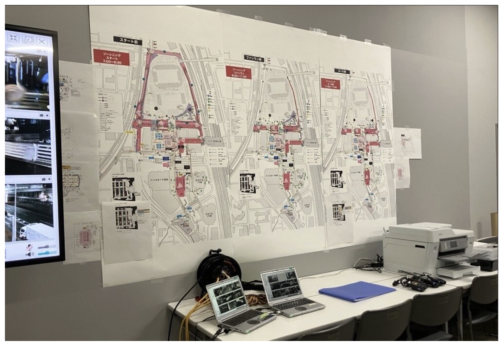 カメラ設置の様子