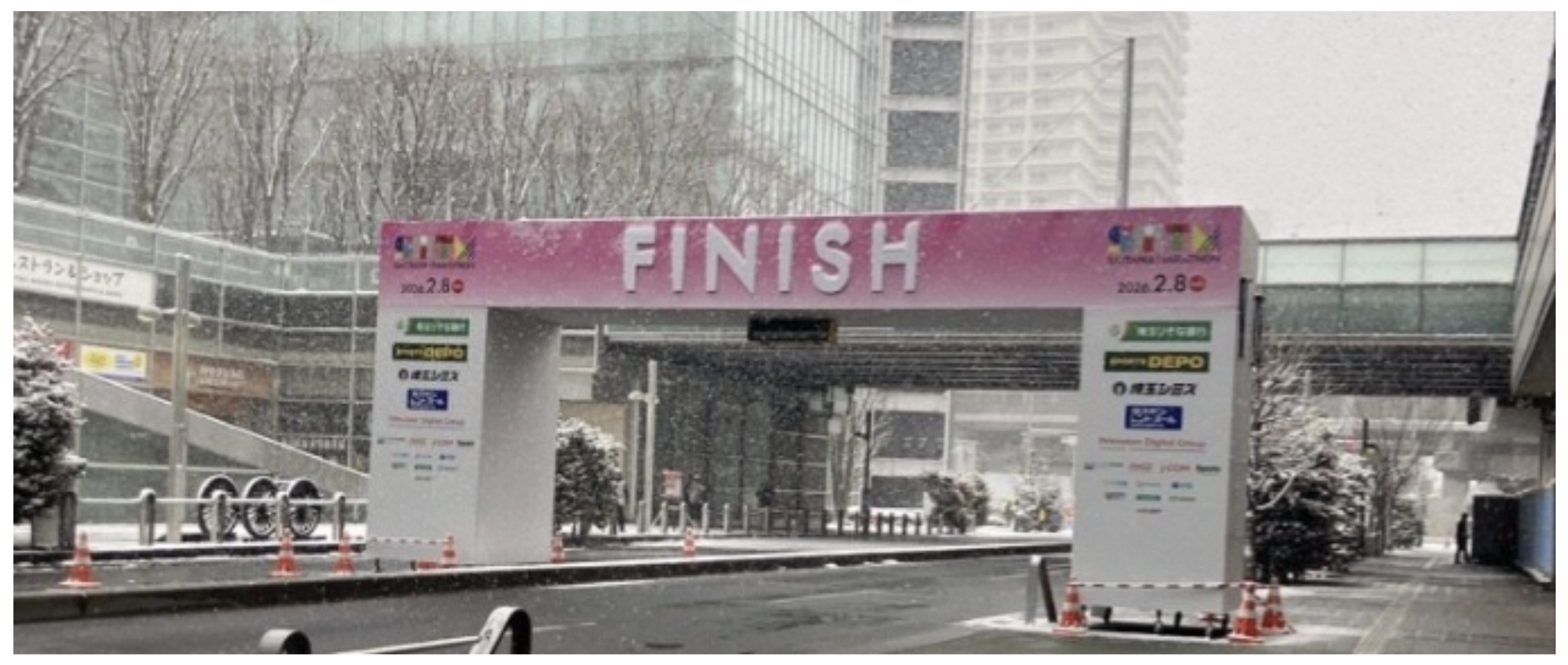 積雪時のカメラ映像